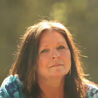 Mia Ottosson, photographed in a forest